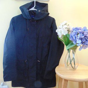 Gap Utility Parka Jacket Women's Black Sz S